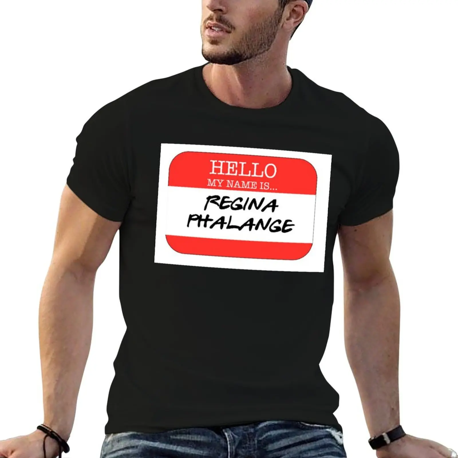 Футболка Hello My Name Is Regina Phalange для мальчиков белая футболка с изображением животных