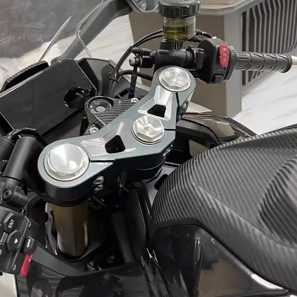 Алюминиевая передняя вилка для мотоцикла с ЧПУ понижения трех деревьев передний