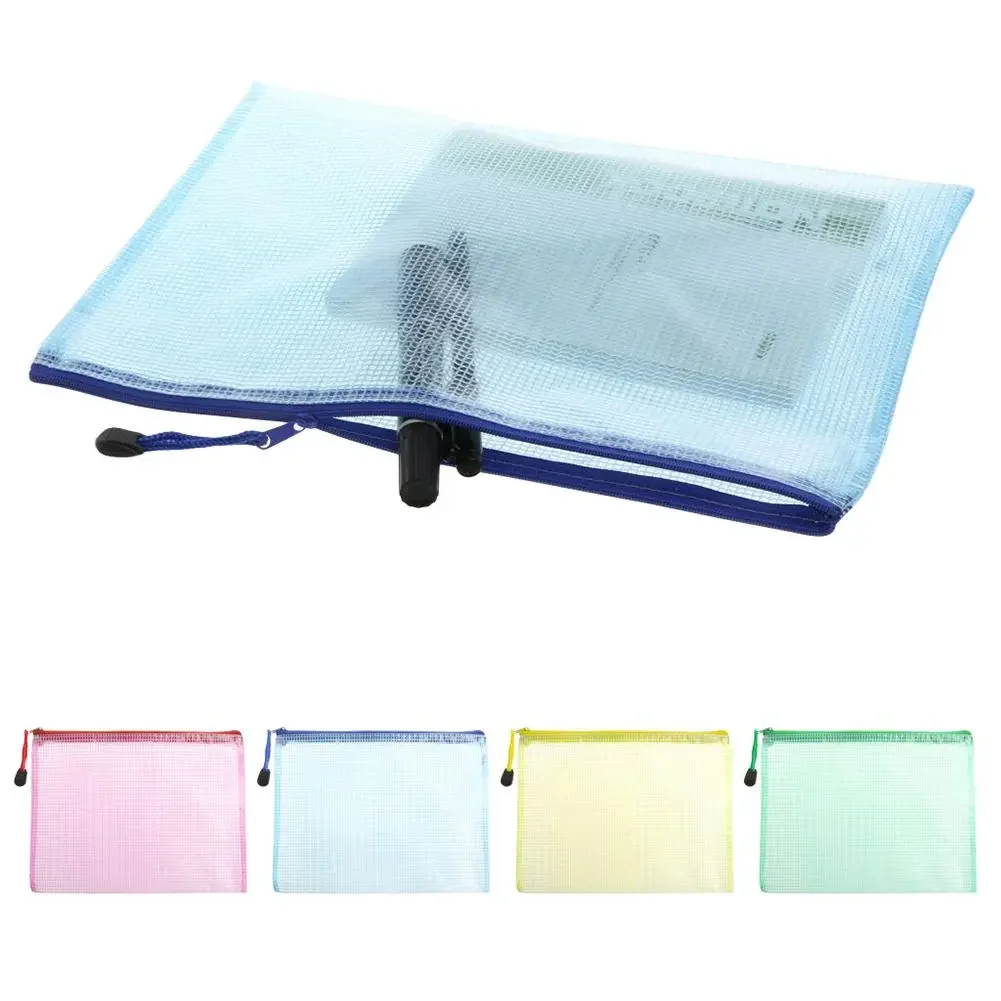 

Bag A4 Zipper File Pocket Storage Office School Supply Waterproof Case Convenient And Durable