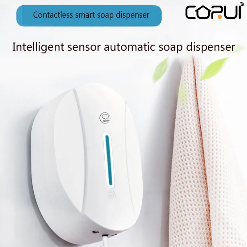 

CORUI 550ML Touchless Automatic Sensor Foam Soap Despenser Hand Sanitizer Liquid Gel Spray Soap Dispenser Wall Mounted Bathroom