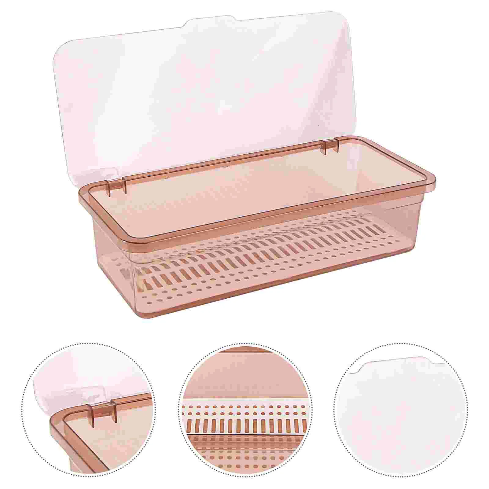 

Storage Organizer Utensil Tray Cutlery Silverware Flatware Box Chopsticks Holder Lid Container Kitchen Tableware Drainer