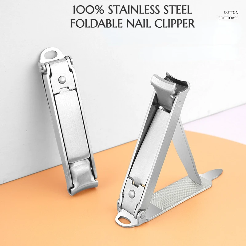 

Creative Nail Clippers Foldable Mini Small Nail Clippers with Nail File Portable Stainless Steel Nail Clippers with Screwdriver