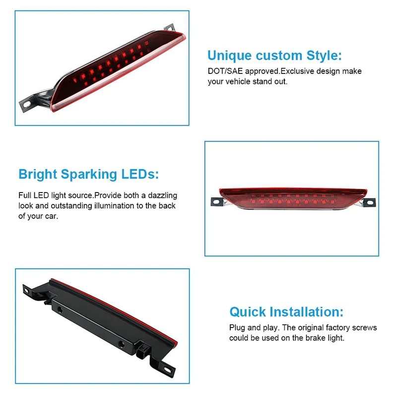 Автомобильная задняя третья Тормозная лампа заднего сигнала для Dodge Durango Caliber Jeep