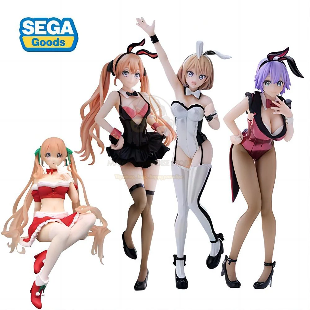 

Original Sega Pm Anime A Couple Of Cuckoos Figure Amano Erika Segawa Hiro Umino Sachi Bunny Girl Figurine Collection Model Toys