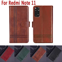 new cover for redmi note 11 case magnetic card leather wallet flip phone protective etui book for redmi note11 %d1%87%d0%b5%d1%85%d0%be%d0%bb%d0%bd%d0%b0 capa bag