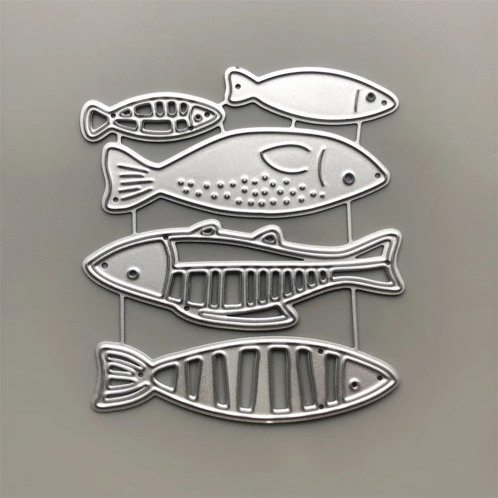 Новинка 2022 металлические штампы с изображением животных и рыб для творчества
