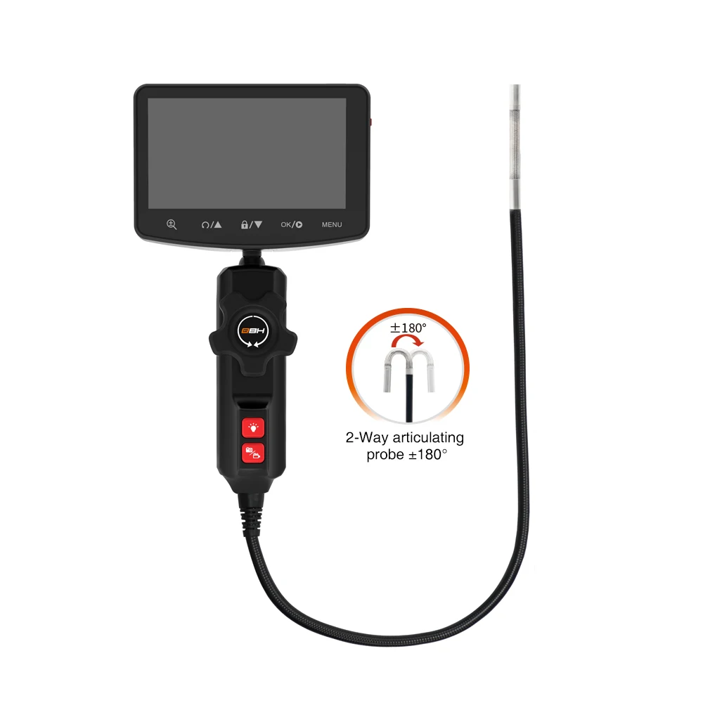 

QBH Handhold 4.5inch screen Electronic Endoscope Inspection Camera Borescope for Car Check