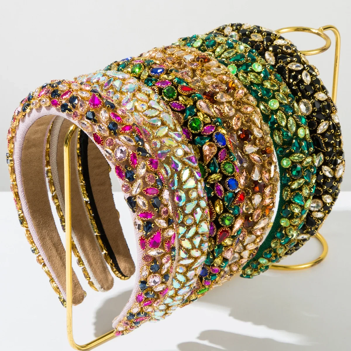 Новая мода в стиле барокко с бриллиантами одинаковые повязки на голову для