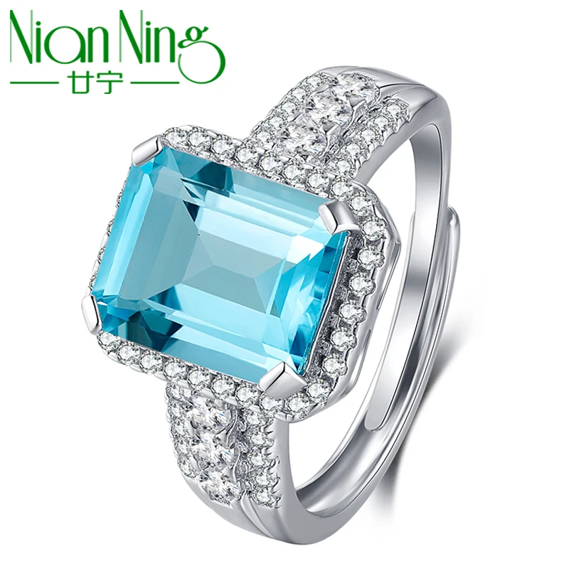 

HEPIDEM серебряное кольцо 100% с топазом, 2021