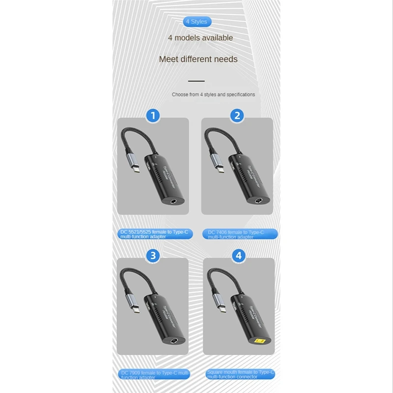 

Многофункциональный адаптер с разъемом «Мама» на Type-C, поддержка PD3.0, 100 Вт, адаптер для преобразования питания постоянного тока для ноутбука