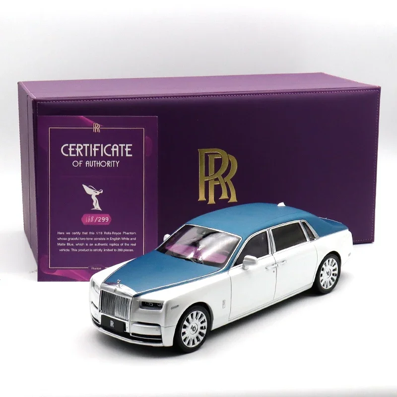 1:18 ограниченная серия Rolls-Royce Phantom 8 поколения миниатюрная модель компрессионного