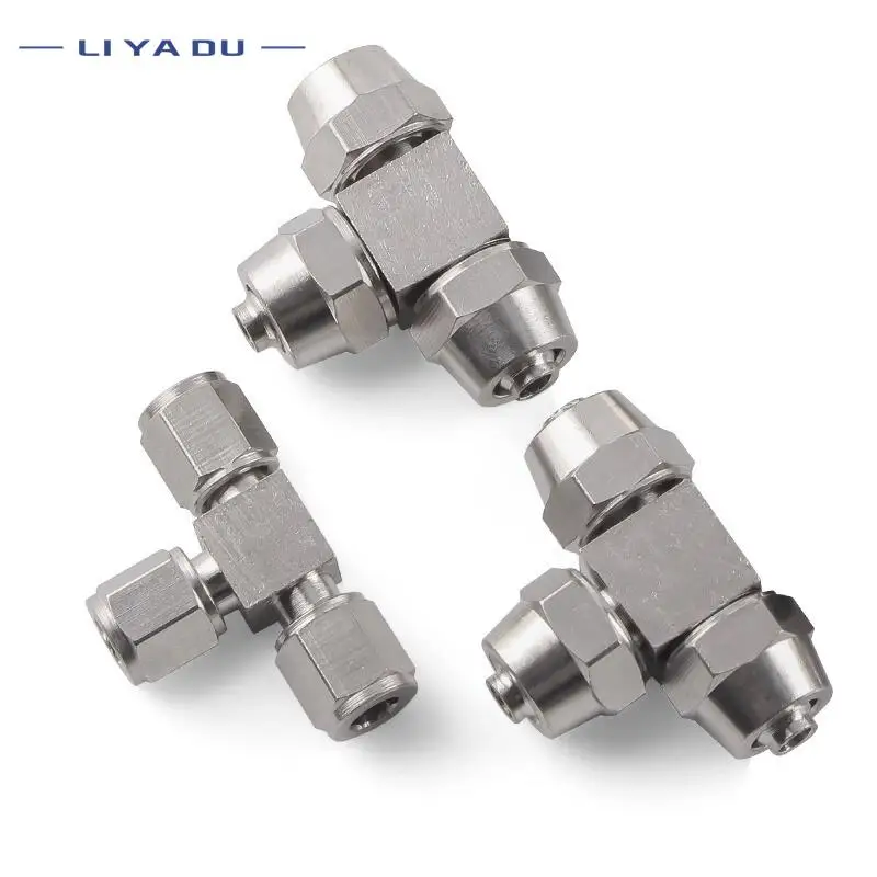 Accessories Trachea Quick Connect Tee Hose Metal Connector
