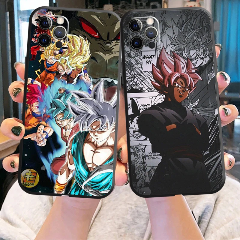 

Japan Anime Dragon Ball Funda Phone Case For iPhone 11 13 12 Pro Max 12 13 Mini X XR XS MAX SE 2020 7 8 6s Plus Celular Unisex