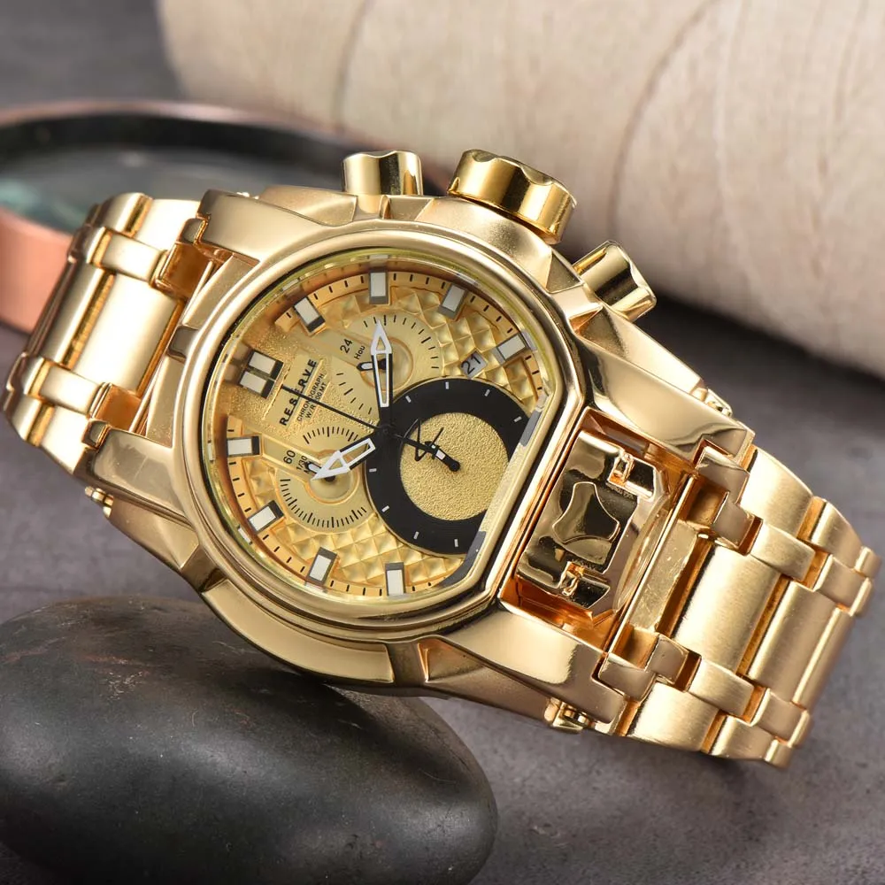 2023 Undefeated Reserve Bolt Zeus Watches For Mens Luxury Chronograph Work Invincible Stainless Steel Watch AAA Original Clocks enlarge