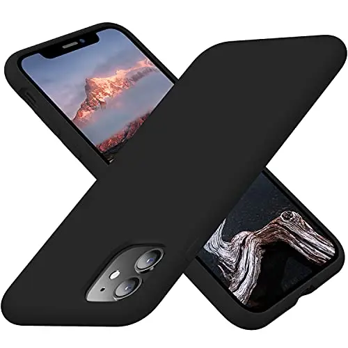 

iPhone 13 mobile phone case silicone ultra-thin shockproof phone case with soft scratch-resistant microfiber lining