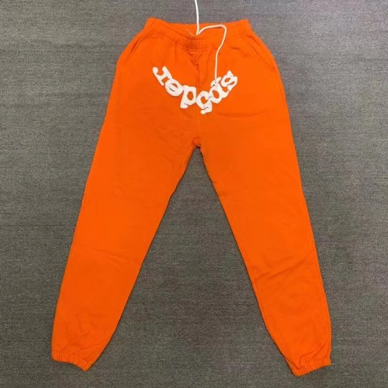 

Young Thug Sp5der 555555 Sweatpants Print Letters 55555 Drawstring Pants Sweatshirt Tracksuit