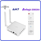 ТВ-приставка UGOOS AM7 Amlogic S905X4 Android 11 Smart DDR4 4 ГБ 32 ГБ телеприставка 1000M LAN BT5.0 Wifi 6 4K медиаплеер