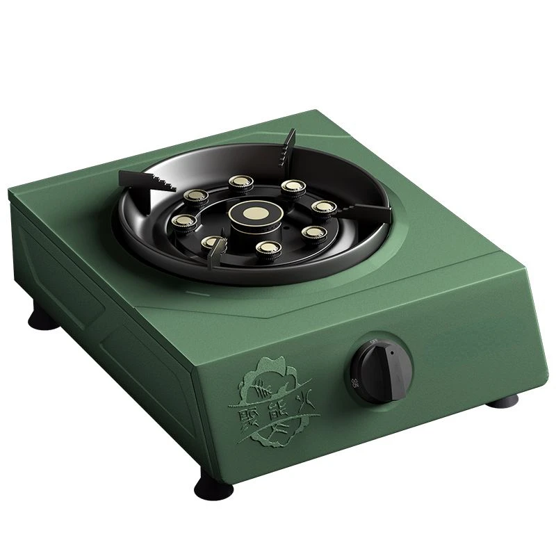 Плита на сжиженном газе природном бытовая девятикамерная дальний огонь