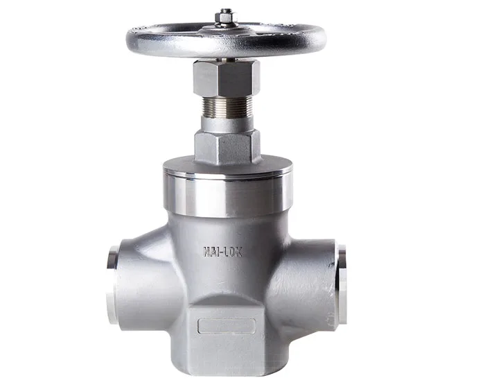 

Pneumatic bellows valve for ultra high purity application