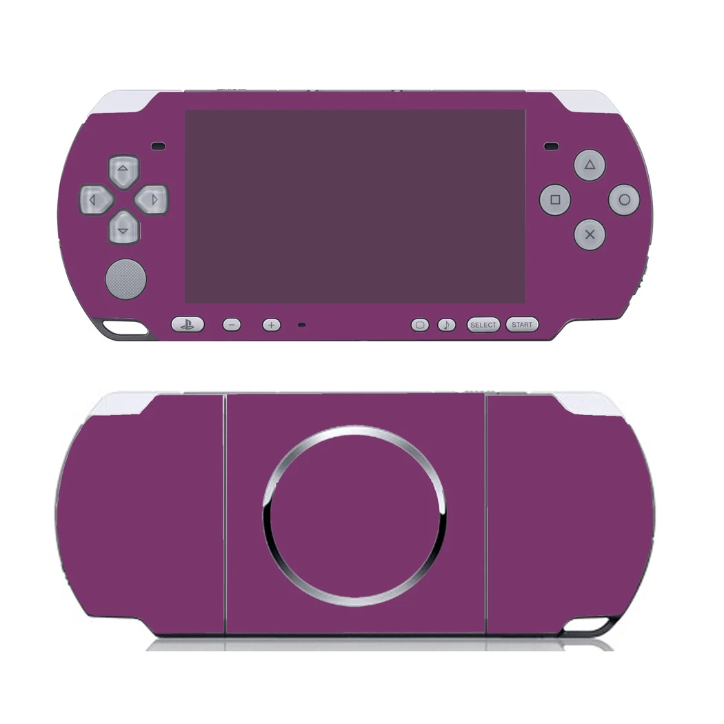 10 чистых однотонных цветных виниловых наклеек Защитная пленка для Sony PSP 3000