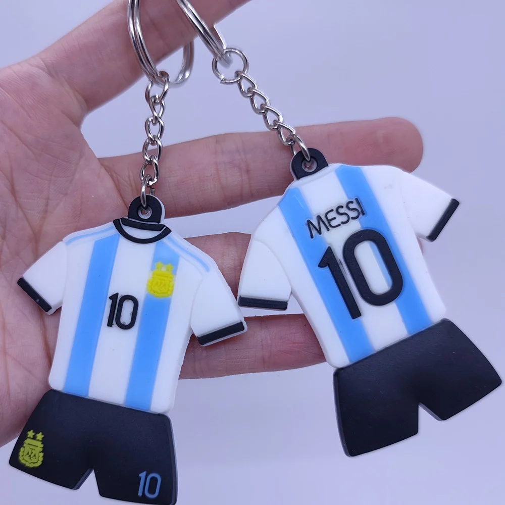 Модный трендовый брелок в виде звезды из Джерси силиконовый шнурок для ключей от