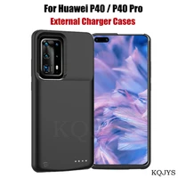 kqjys 6800mah battery charger cases for huawei p40 pro external power bank battery charging cover for huawei p40 battery case