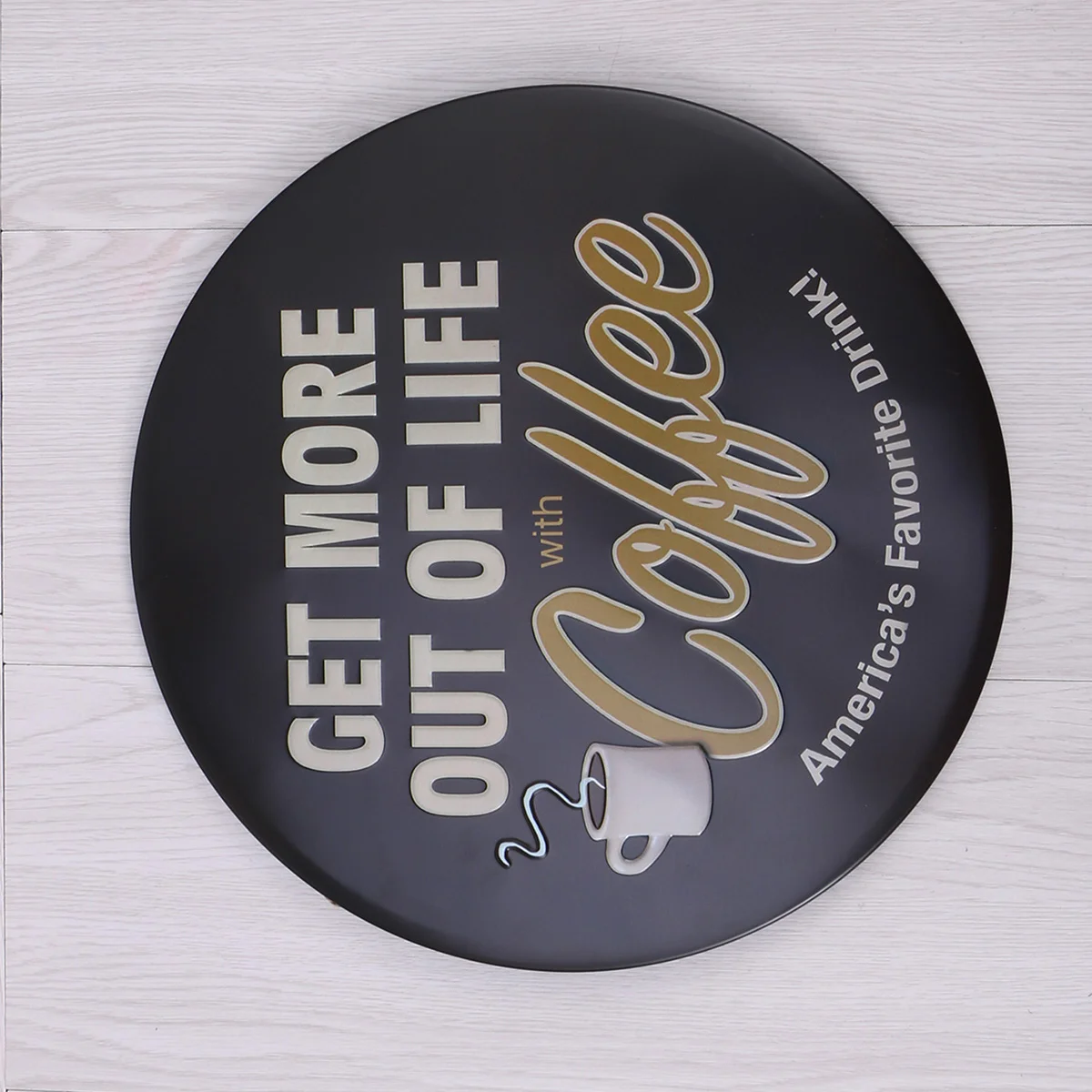 

Креативный ретро-индикатор на заказ, железная табличка для выхода, круглый металлический жестяной знак для дома, кофейни, супермаркета, оте...