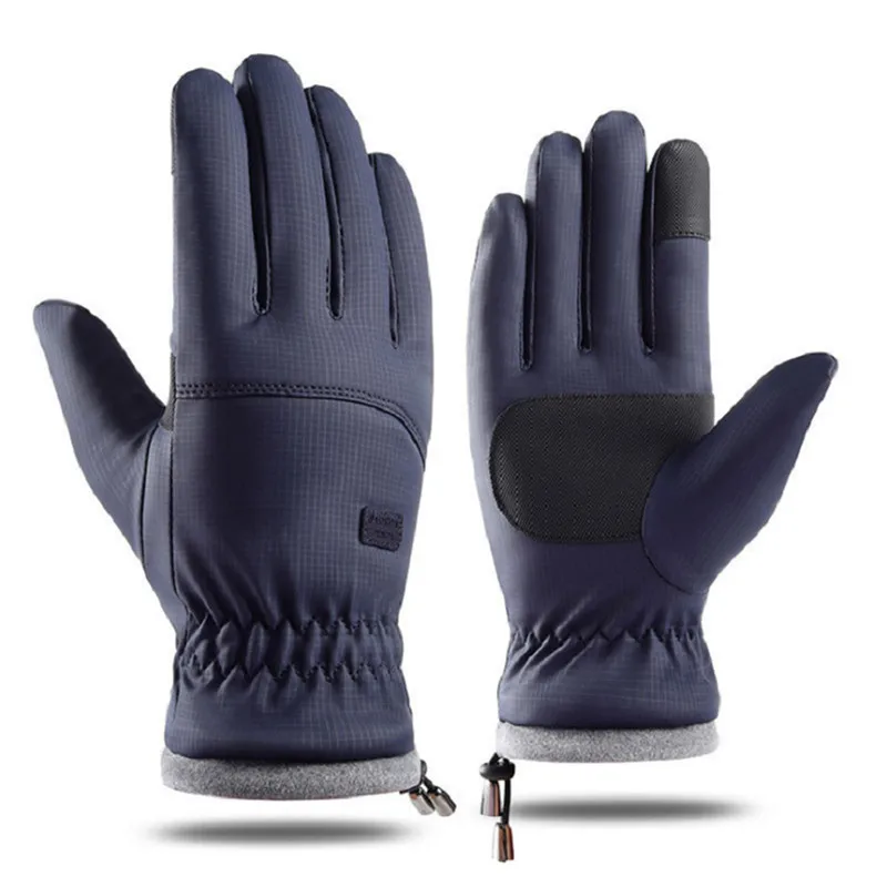 

Winter -20 Degrees Cold-proof Ski Gloves Men Windproof Waterproof Keep Warm Gloves Anti Slip Soft Fluff Gloves For Men