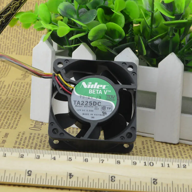 TA225DC B34605-33 6025 12 см 0.58A 3 провода чехол охлаждающий инверторный вентилятор