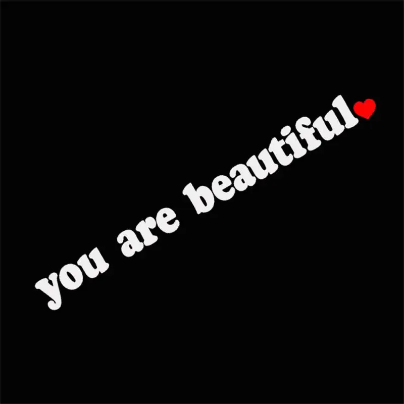 

Автомобильные наклейки с текстом, красивое украшение интерьера, креативные стикеры на зеркало заднего вида, модные спортивные виниловые наклейки из ПВХ