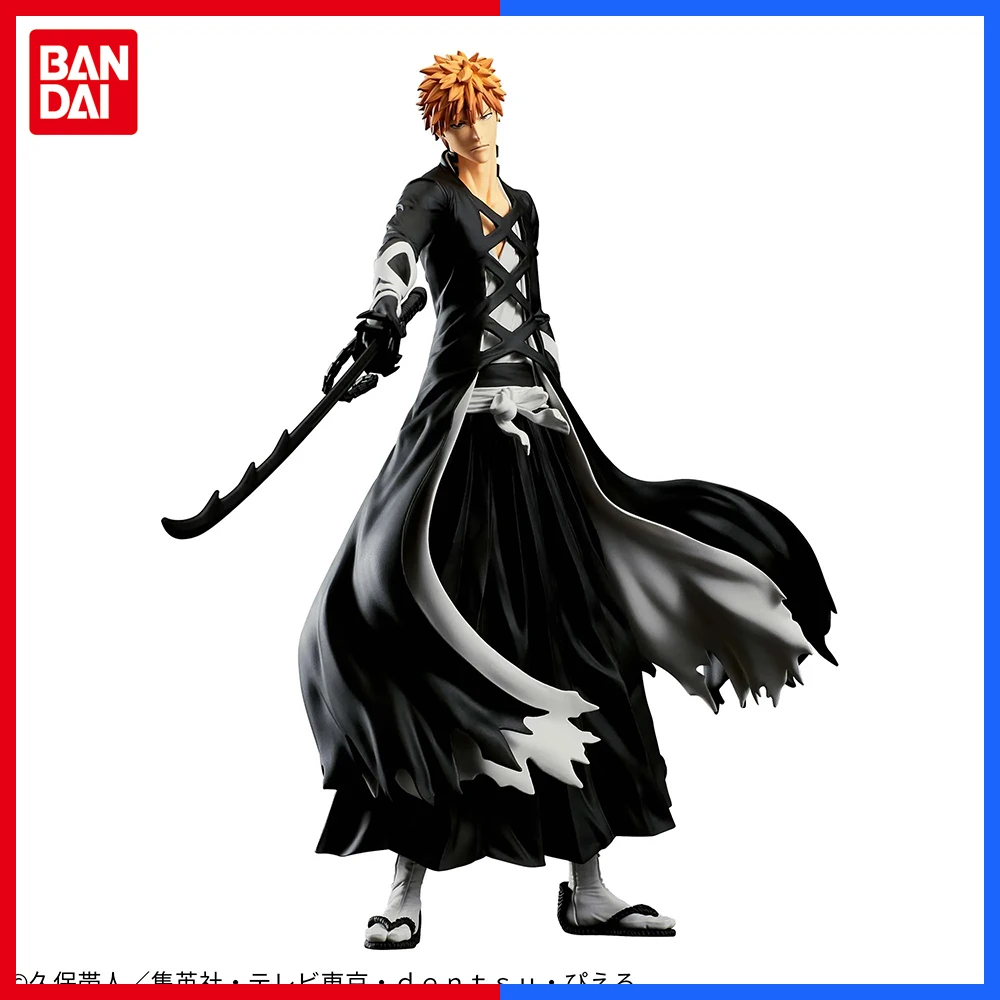 Фото В наличии Bandai Banpresto, оригинальная аниме-фигурка Bleach Ichigo Kurosaki Zaraki Kenpachi Hitsugaya Toushirou Soi Fon, модель игрушки №2
