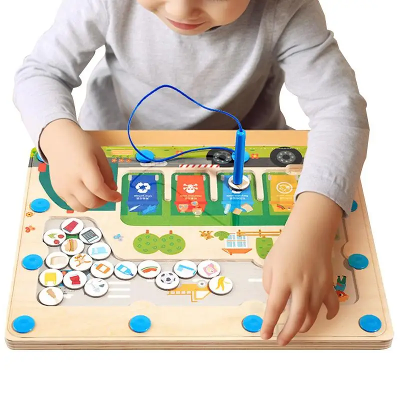 

Magnetic Maze Board Montessori Toys Magnet Alphabet Board Fine Motor Skills Toys Preschool Learning Activities For Kids Age 3 4