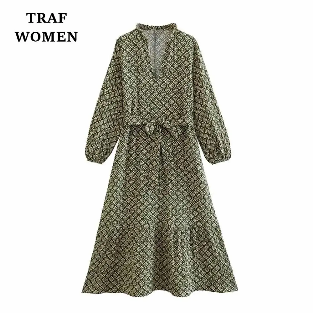 

Женское платье с поясом, в стиле ретро