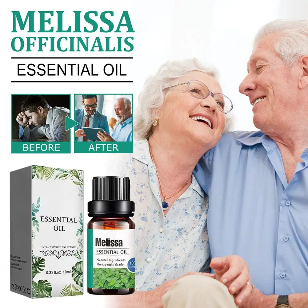 S Melissa Lemon Balm Improve Memory Oil Officinalis Essential Concentrate Melissa Relax V4o1