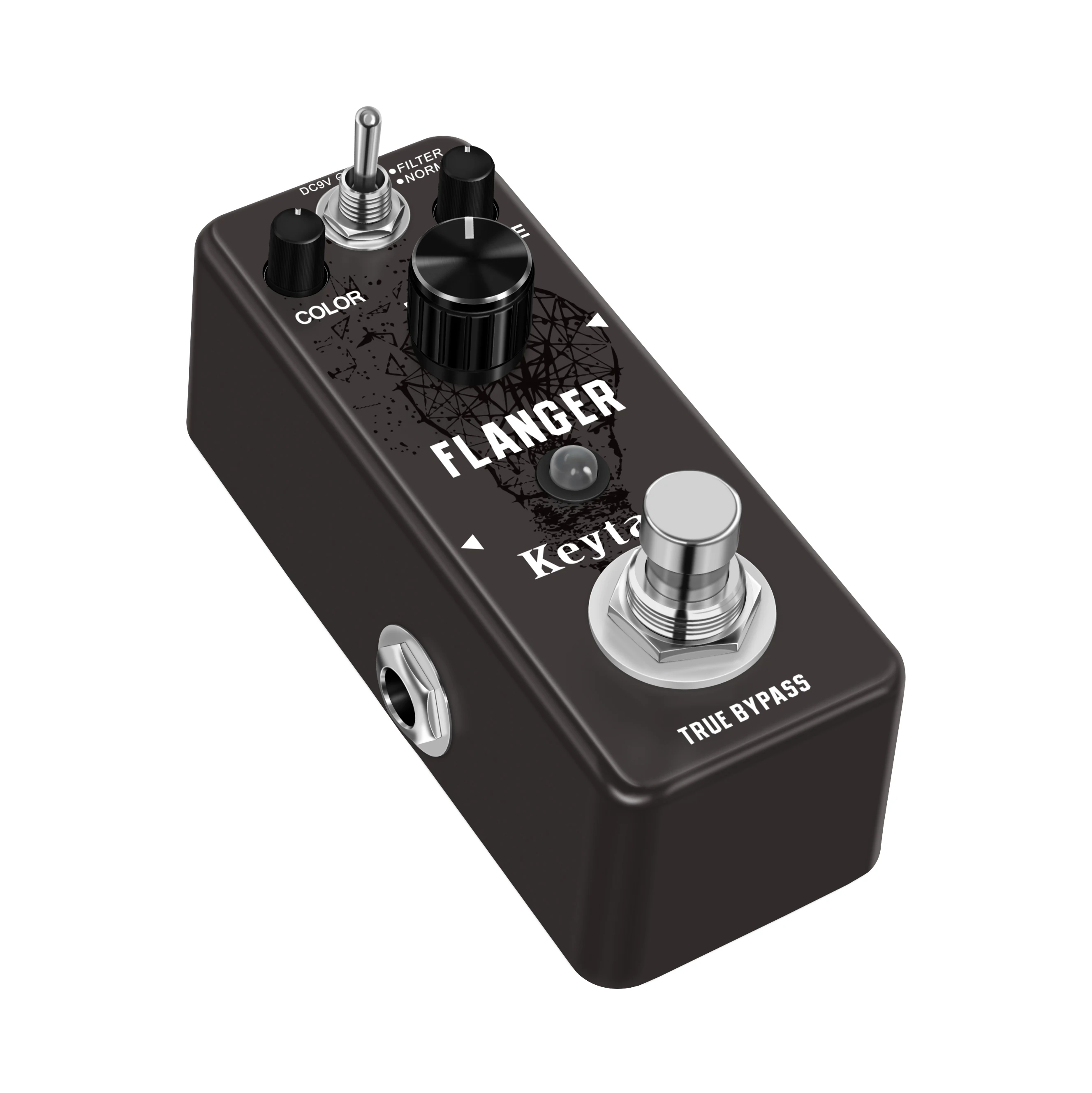 Keytars LEF-312 Pure Analog Flanger Guitar Effect Pedal with Static Filtering True Bypass Guitar Accessories
