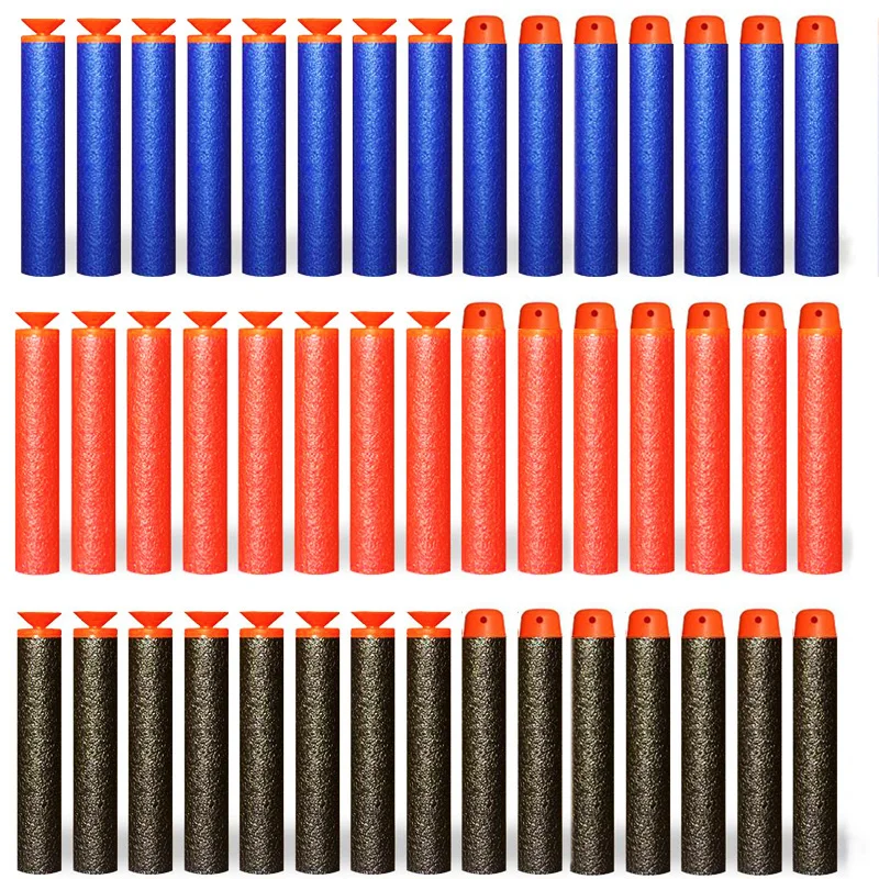 

100 шт., мягкие пустотелые пули для пистолета Nerf