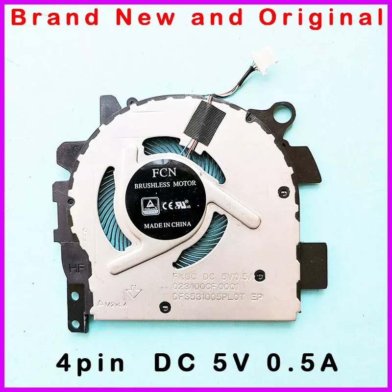

New Laptop CPU Cooling Fan Cooler Radiator For HP Probook X360 440 G1 L28266-001 DFS531005PL0T-FKGC 023.100CF.0001 DC5V 0.5A