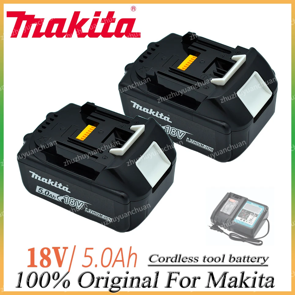 

18V 5.0Ah Makita Original With LED lithium ion replacement LXT BL1860B BL1860 BL1850 Makita rechargeable power tool battery 5000