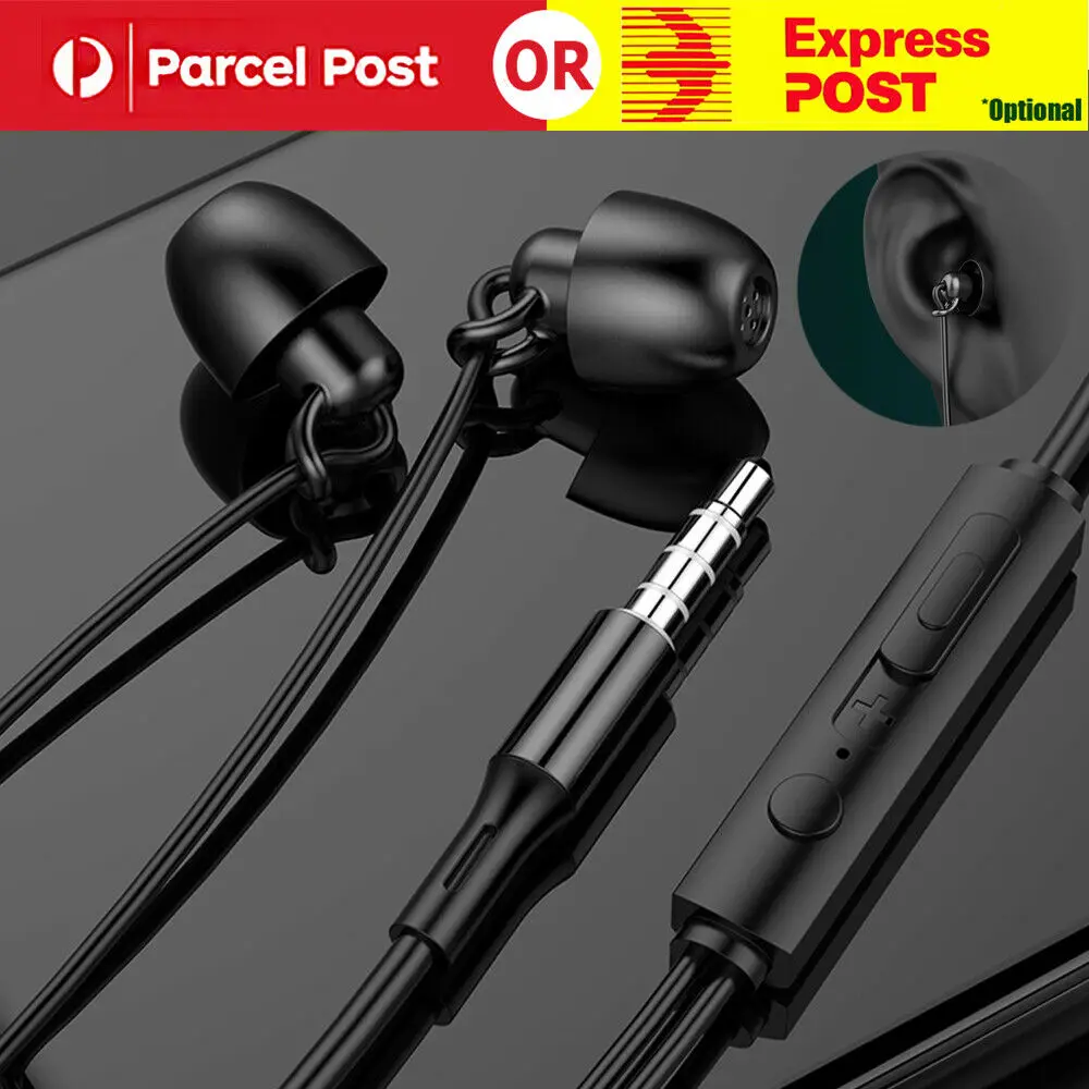 

In-Ear Sleep Earphone Anti Noise Ultra Soft Headphone Earbuds Headsets Phones