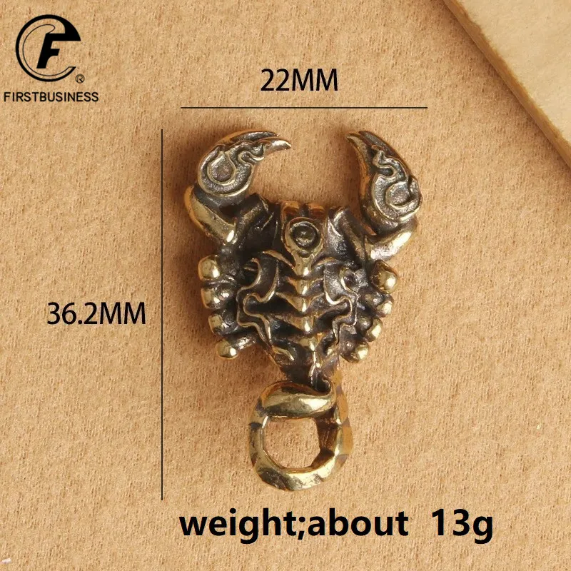 Старинная медная статуэтка скорпиона