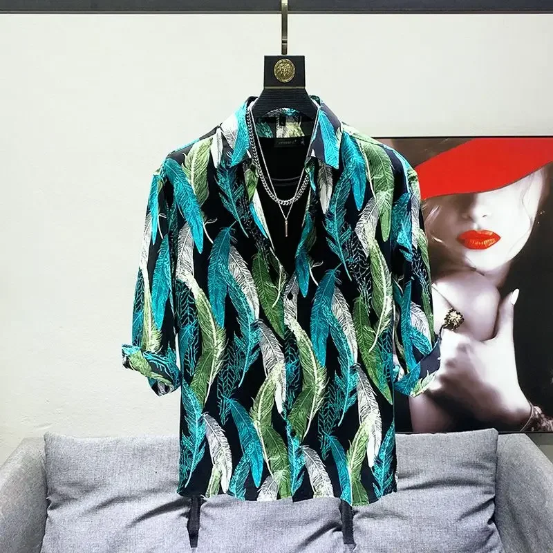 Koszule Męskie Hip Hop Kolorowa Koszula Męska Grafika Zabawny Trendyol Tanie Marka Rzeczy Młody Na Sprzedaży Topy Koreańskie Popularne Ubrania I