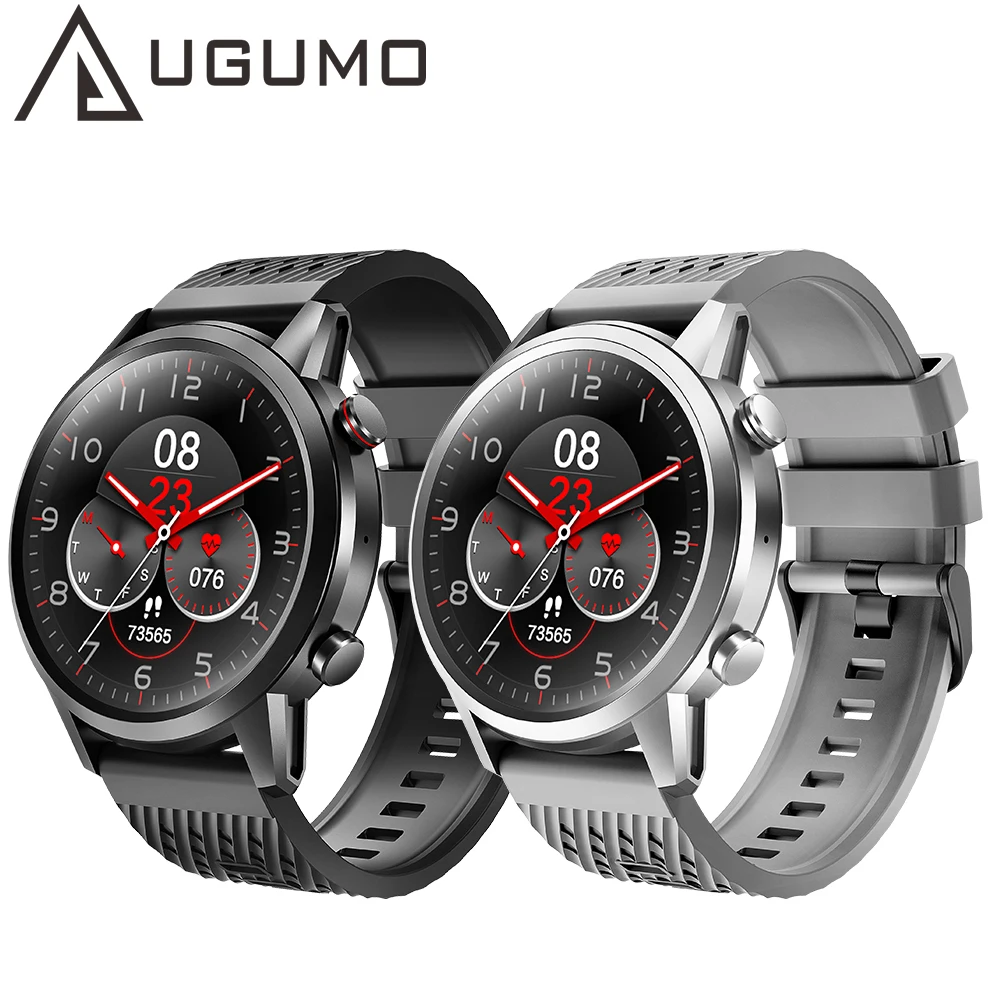 

Смарт-часы UGUMO мужские с поддержкой Bluetooth и функцией вызова