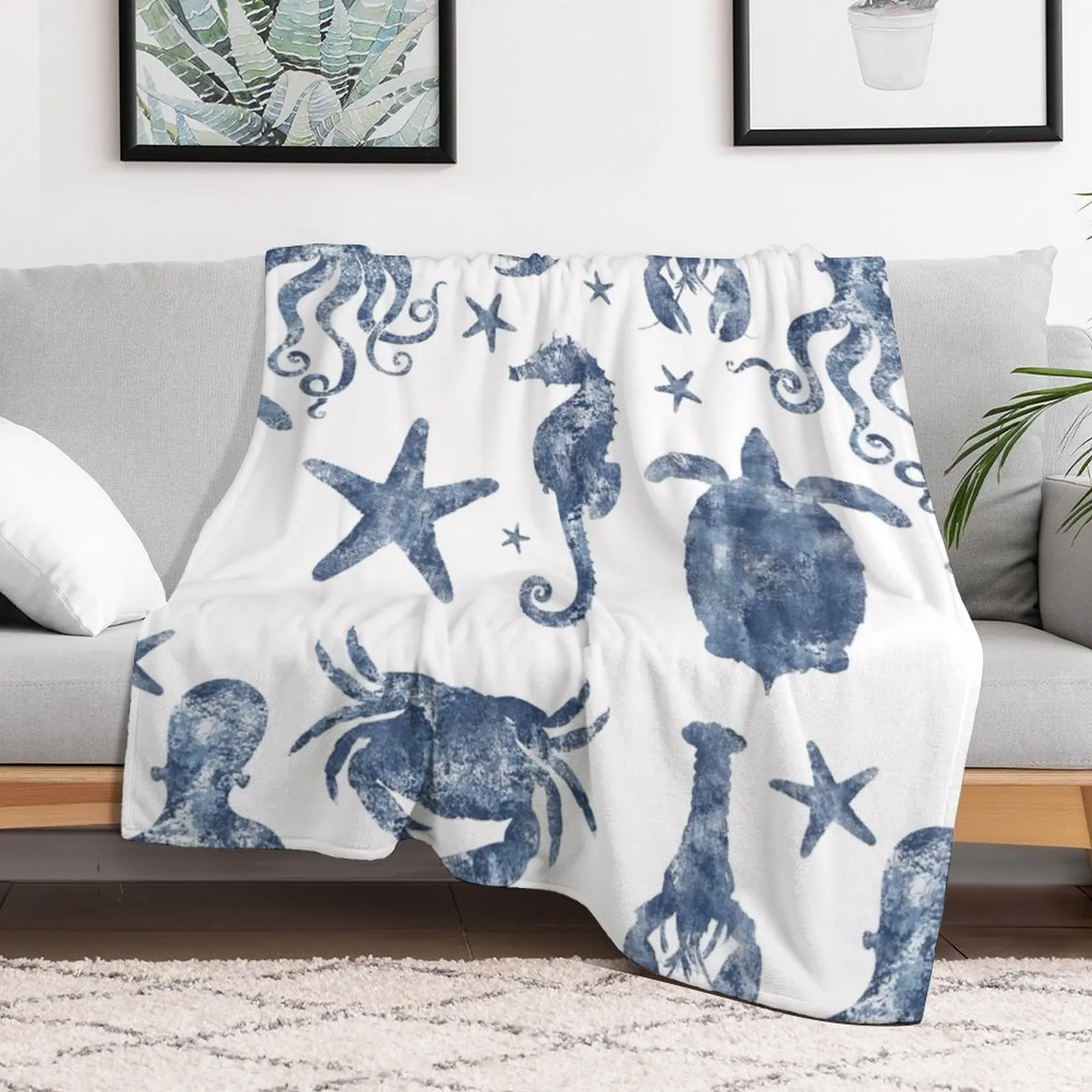 Морская жизнь плед