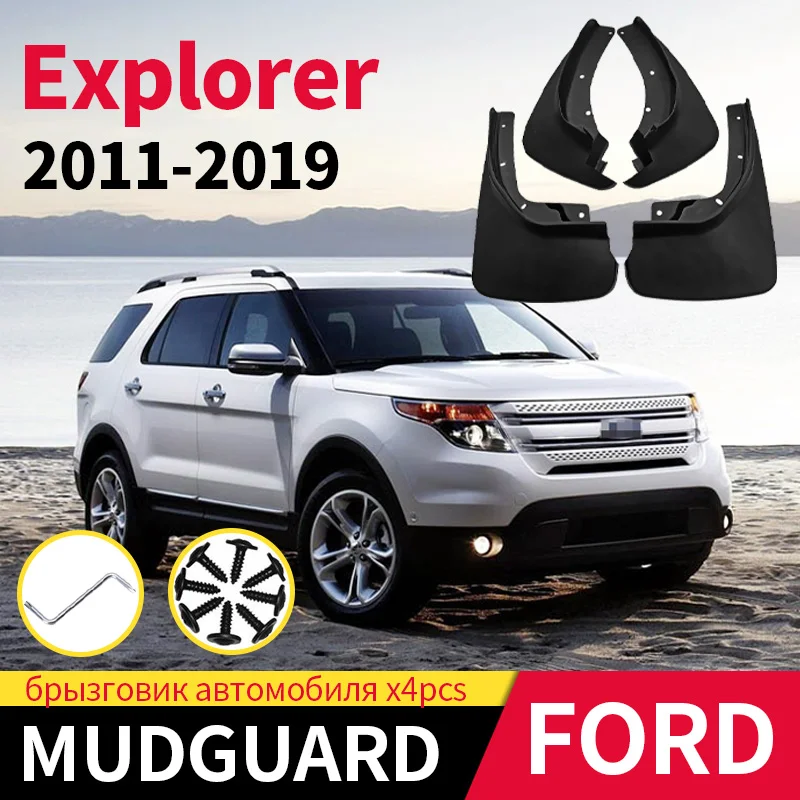 

Car Mud Flaps For Ford Explorer 2011-2019 Mudflaps Splash Guards Fender Mudguards Wheels Protection Accessories 4pcs