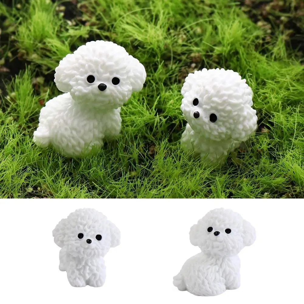 Прекрасный белый бишдог микропейзаж в горшке ландшафтный дизайн виджет