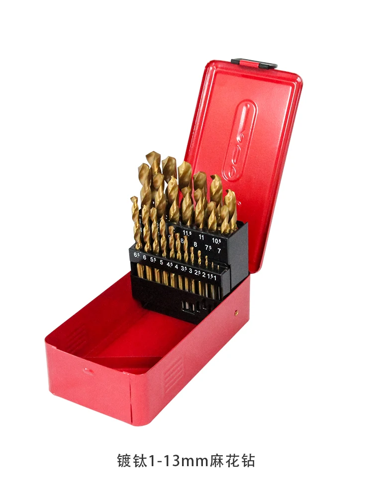 Высокоскоростное сверло для обжарки теста 1-13 мм стандартное титановое покрытие