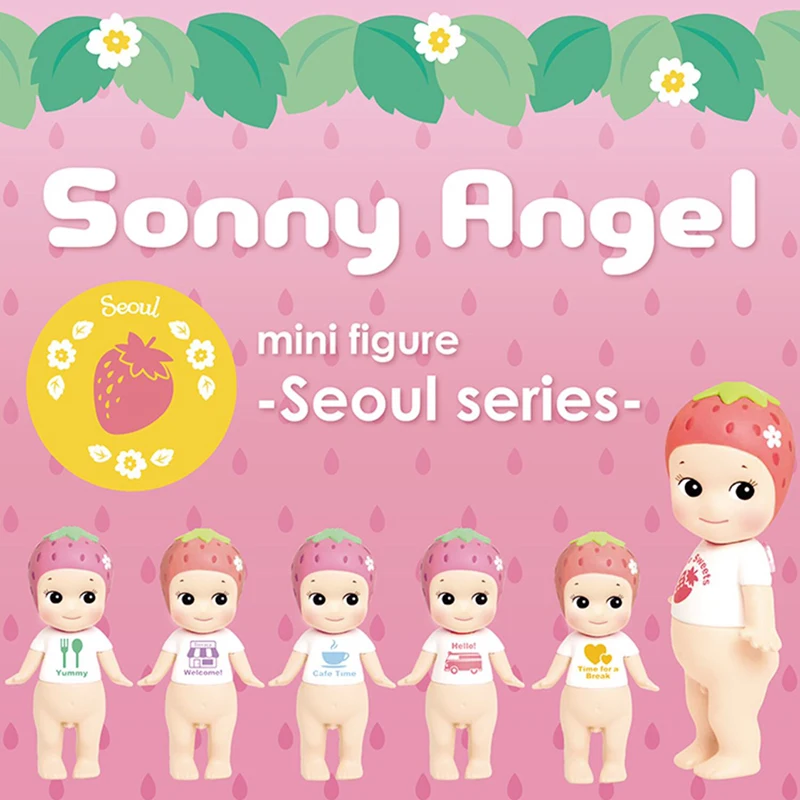 

Sonny Angel Seoul Series Blind Box Limited Korea Strawberry Sonnyangel Mystery Suprise Boxes Figure Guess Bag Room Decora Gifts