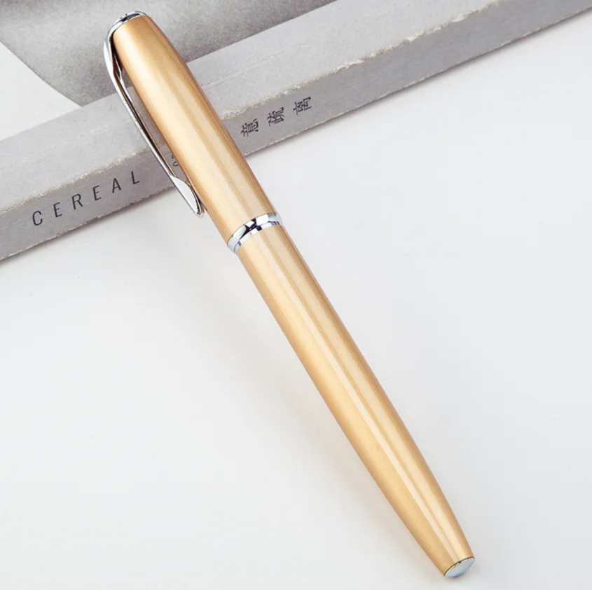 

Metal fountain pen set signature can replace ink sac high-grade business fountain pen D-6160