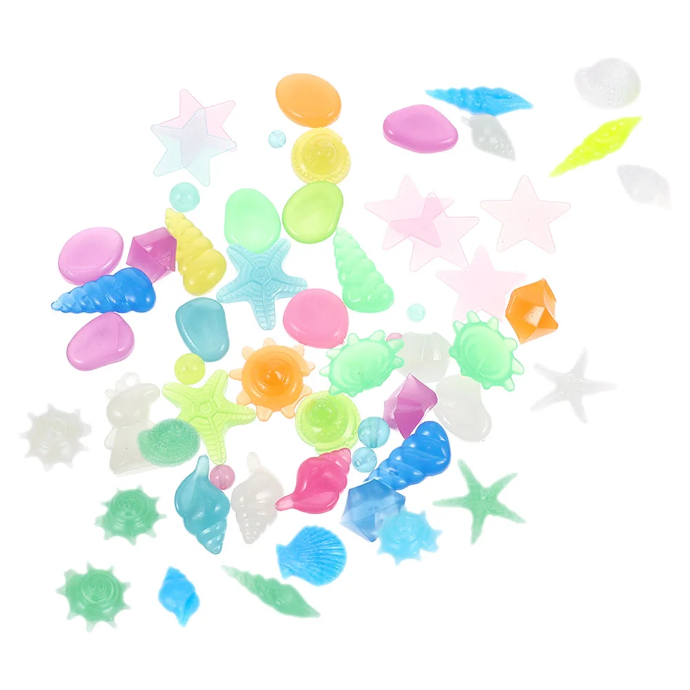 

Luminous Stone Aquarium Pebbles Glow The Dark Stones Fish Tank Gravel Rocks Decorative Flowerpot Supply Delicate