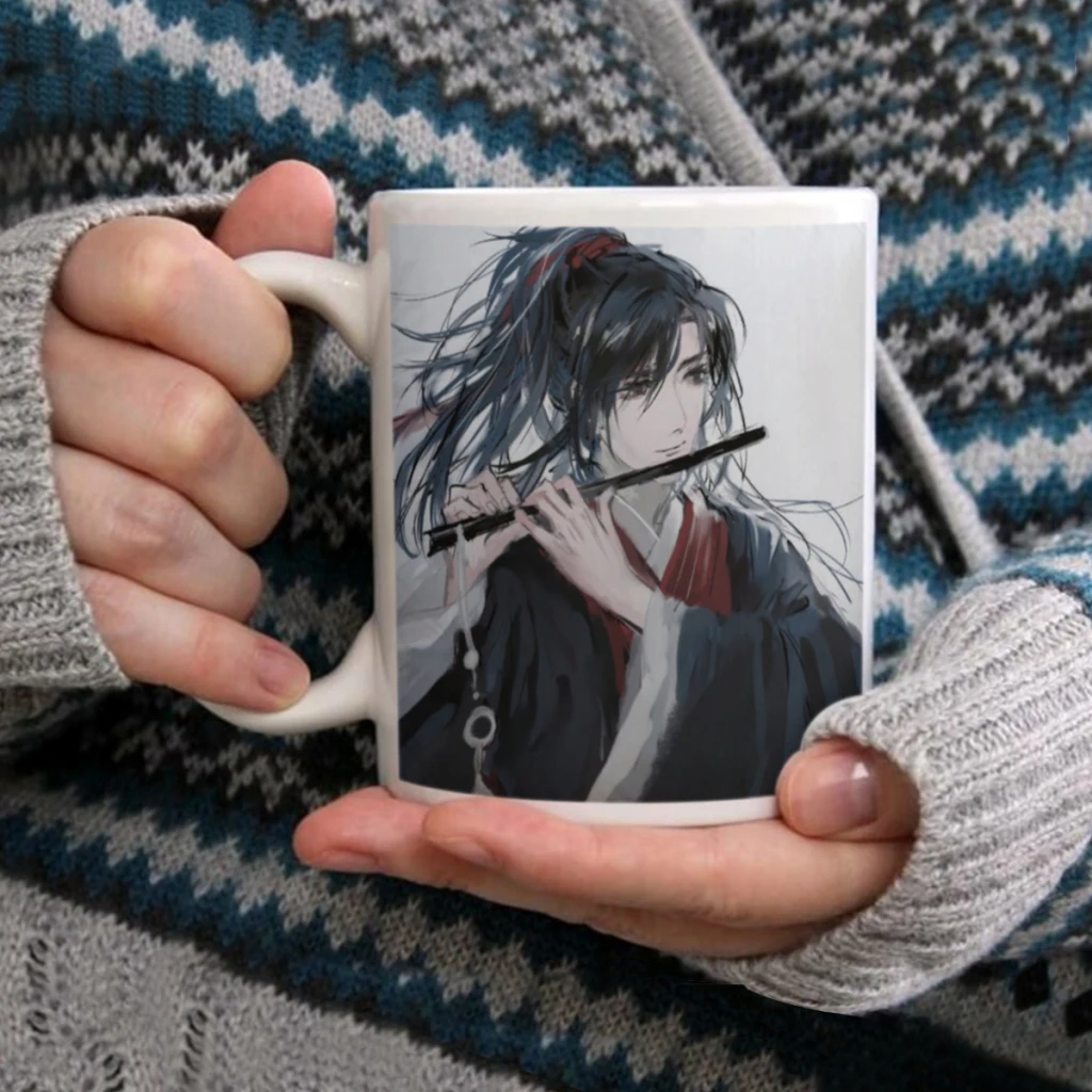 Женская забавная керамическая кофейная кружка чайная молочная чашка для нового